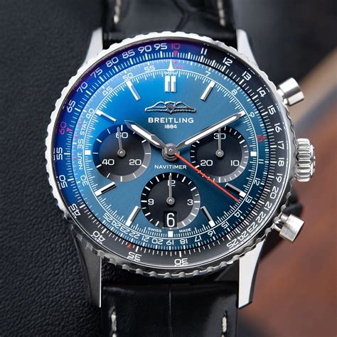 breitling avenger blue face|Breitling blue face navitimer.